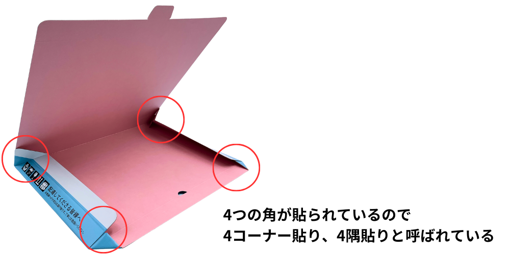 G段4コーナー貼り配送箱1