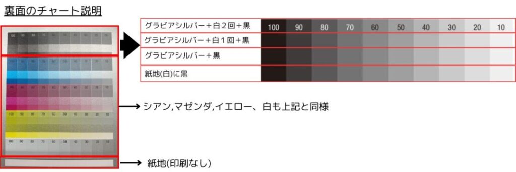 グラビアシルバー裏面チャート